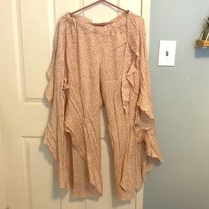 Flare, cut-out pants